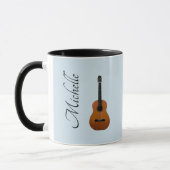 Musikalische Instrumentengitarrist Blue Tasse (Links)