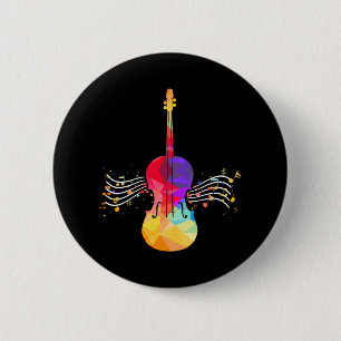 Musikalische Instrumentenmusik Cello Button