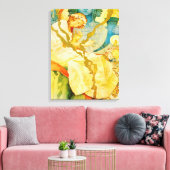 Musikalische Jugendstil Vintag Leinwanddruck (Insitu (Wohnzimmer))