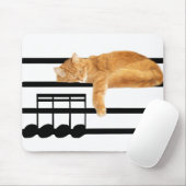 Musikalische Katze Mousepad (Mit Mouse)