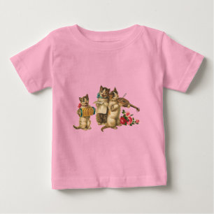 Musikalische Katzen Baby T-shirt