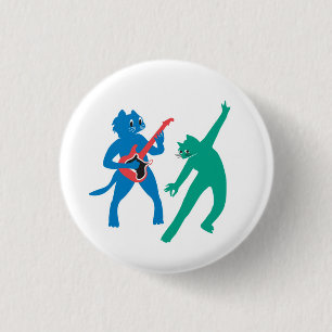 Musikalische Katzen Button