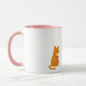 Musikalische Katzen  Tasse (Links)
