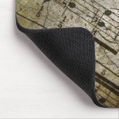 Musikalische Kerbe des alten Blattes, Mousepad (Ecke)