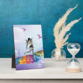 Musikalische Keyboard-Fee Fotoplatte (Seite)