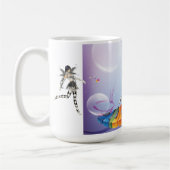 Musikalische Keyboard-Fee Kaffeetasse (Links)