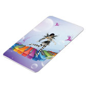 Musikalische Keyboard-Fee Magnet (Linke Seite)