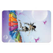 Musikalische Keyboard-Fee Magnet (Horizontal)