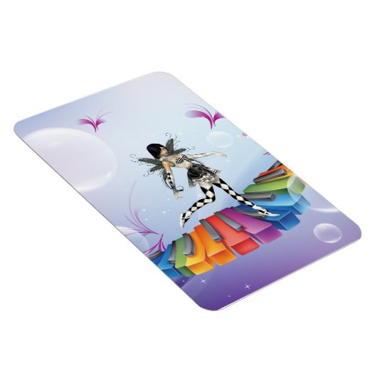Musikalische Keyboard-Fee Magnet (Rechte Seite)
