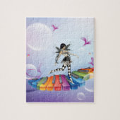 Musikalische Keyboard-Fee Puzzle (Vertikal)