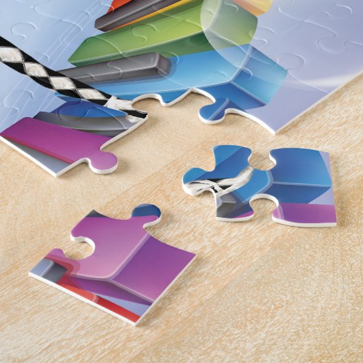 Musikalische Keyboard-Fee Puzzle (Seite)