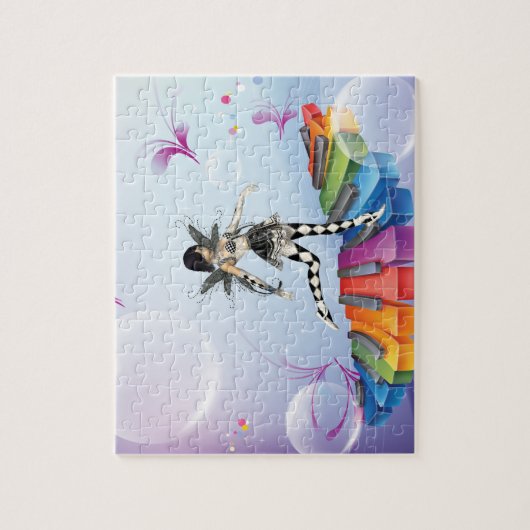 Musikalische Keyboard-Fee Puzzle (Vertikal)