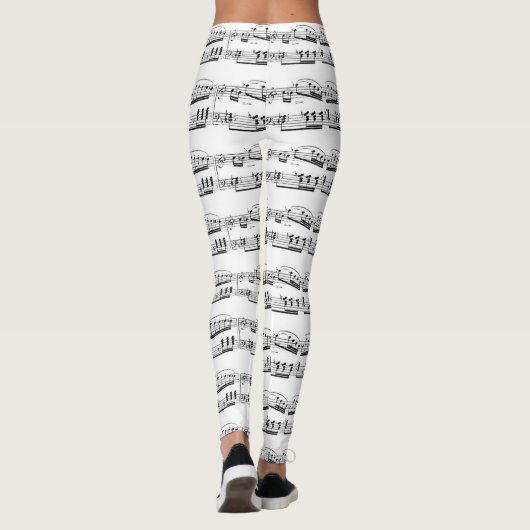 Musikalische Leggings (Rückseite)