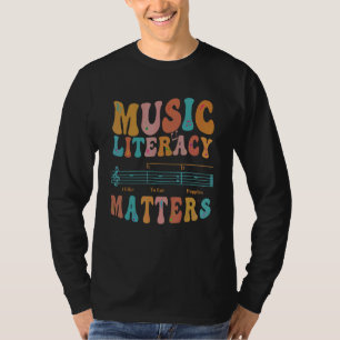 Musikalische Lesefähigkeit ist wichtig, ich esse g T-Shirt