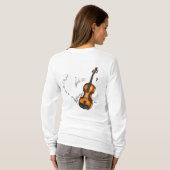 Musikalische Liebe; 🎶 Symphonie der Liebe ❤️ T-Shirt (Schwarz voll)
