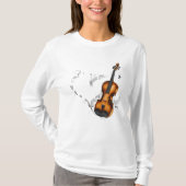 Musikalische Liebe; 🎶 Symphonie der Liebe ❤️ T-Shirt (Vorderseite)