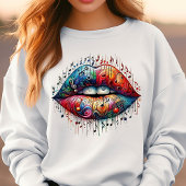 Musikalische Lippen Sweatshirt