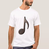 Musikalische Note - acht Note T-Shirt (Vorderseite)