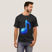 Musikalische Note - acht Note T-Shirt (Vorne ganz)