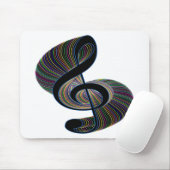 Musikalische Note Mousepad (Mit Mouse)