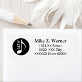 musikalische Note / Musiksymbol / Musikerin (Insitu)