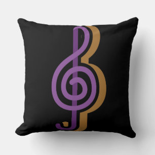 Musikalische Note Pillow Kissen