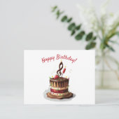 Musikalische Note Postkarte (Stehend Vorderseite)