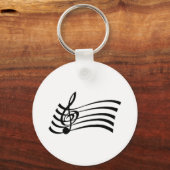 Musikalische Note Schlüsselanhänger (Vorderseite)