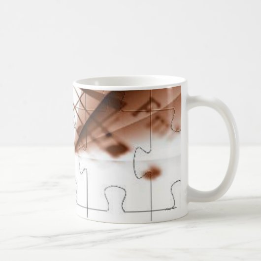 Musikalische Note -Tasse- Kaffeetasse (Rechts)
