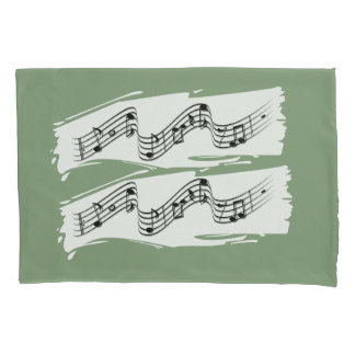 Musikalische Noten Badekissenkoffer Kissenbezug