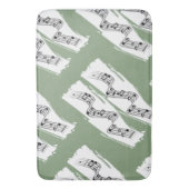 Musikalische Noten Badematte (Vorderseite Vertikal)