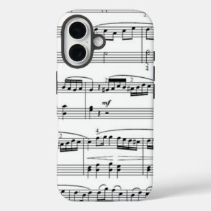 musikalische Noten iPhone 16 Hülle