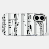 musikalische Noten Case-Mate iPhone Hülle (Rückseite (Horizontal))