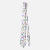 Musikalische Noten farbenfroh Krawatte (Vorderseite)