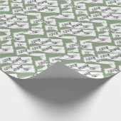Musikalische Noten Geschenkpapier (Ecke)