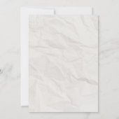 Musikalische Noten Happy Birthday Flat Card (Rückseite)