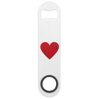 Musikalische Noten in der "Stain"-Flaschenöffner o Speed Flaschenöffner