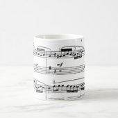 musikalische Noten Kaffeetasse (Mittel)
