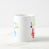 Musikalische Noten Kaffeetasse (Mittel)