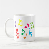 Musikalische Noten Kaffeetasse (Links)