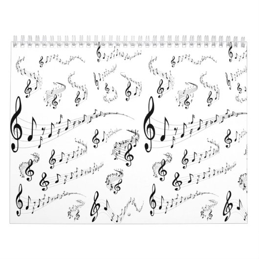 musikalische Noten Kalender (Titelbild)