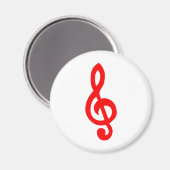 Musikalische Noten Magnet (Vorderseite/Rückseite)