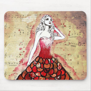 Musikalische Noten! Mousepad