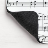 musikalische Noten Mousepad (Ecke)