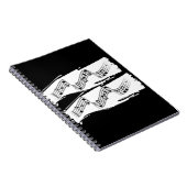 Musikalische Noten Notizblock (Rechte Seite)