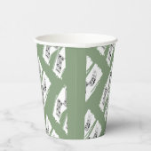 Musikalische Noten Pappbecher (Rechts)