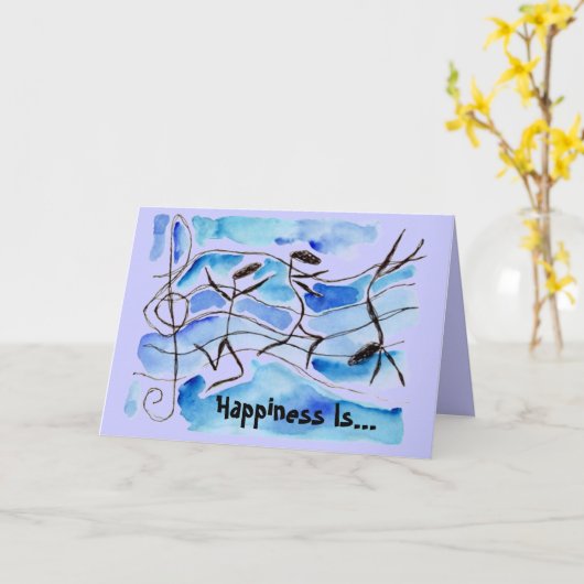 Musikalische Notizen Glück ist das Leben Set für M (Gelbe Blume)