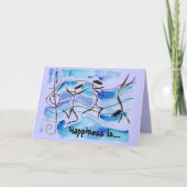 Musikalische Notizen Glück ist das Leben Set für M (Vorderseite)