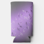 Musikalische Notizen im Mondlicht Selters Dosenkühler (Rückseite)