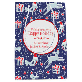 Musikalische personalisierte Weihnachtsgeschenke Mittlere Geschenktüte